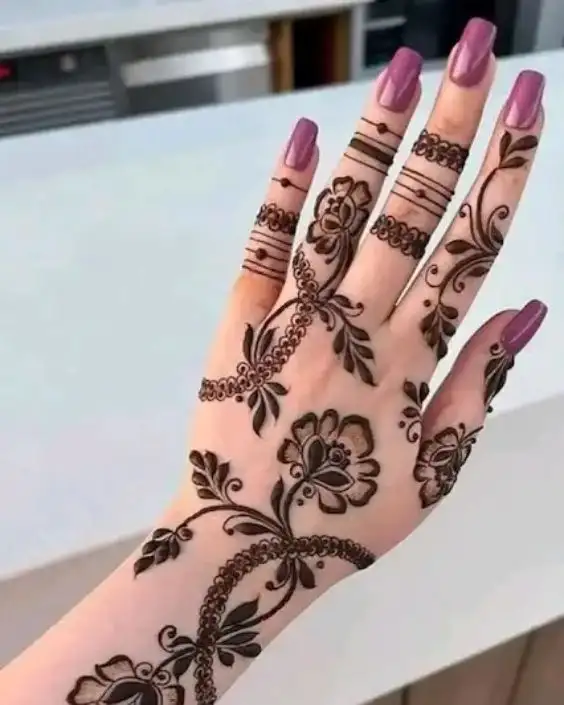 simple mehndi design