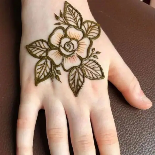 cute easy mehndi designs for kids