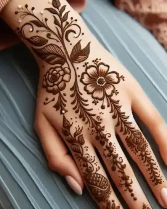normal mehndi design