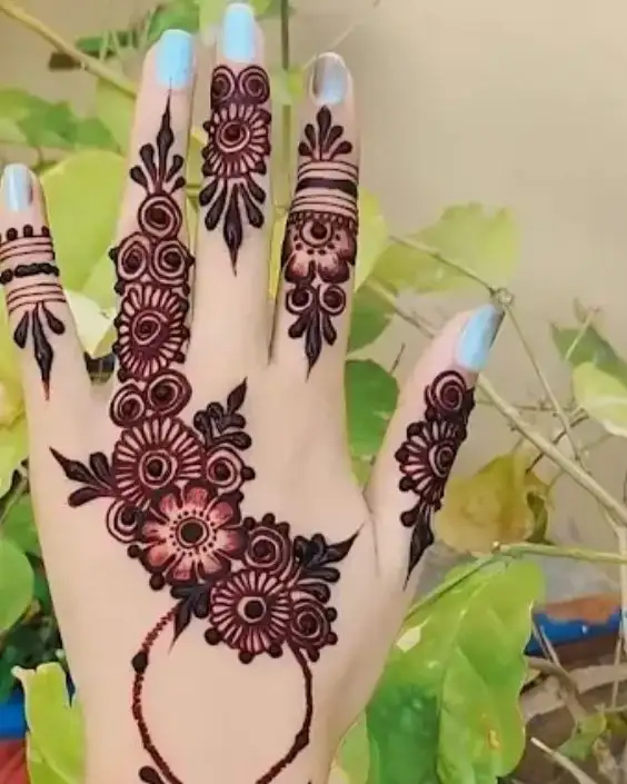 simple mehndi design