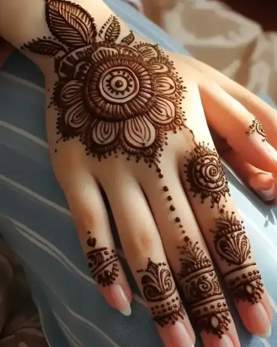 simple mehndi design