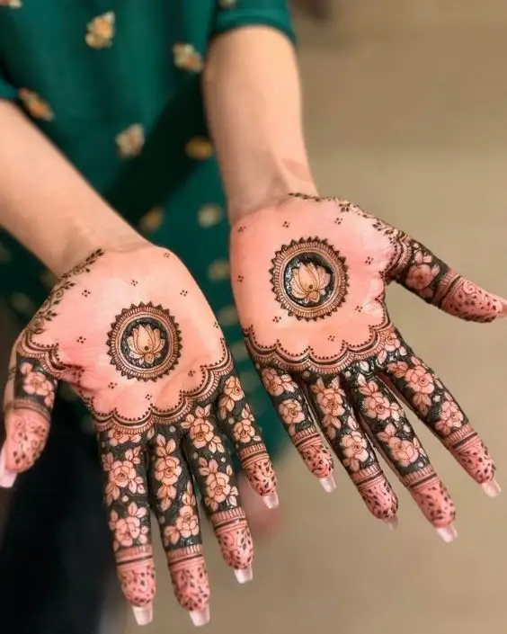 normal mehndi design