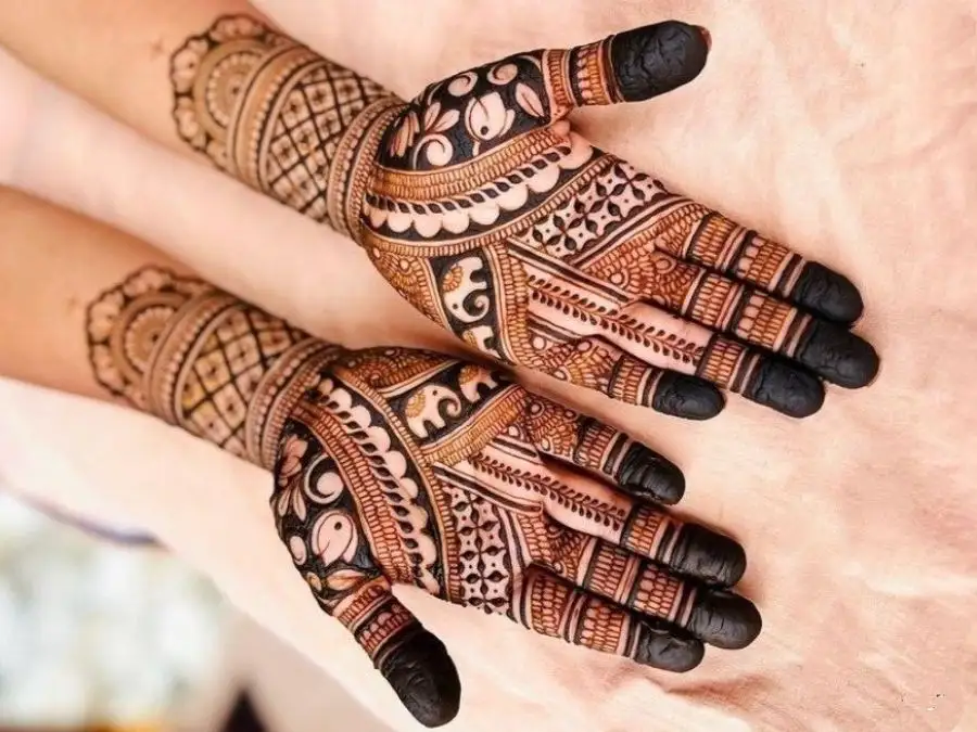normal mehndi design