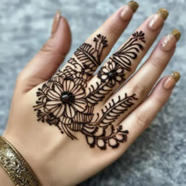 cute easy mehndi designs for kids