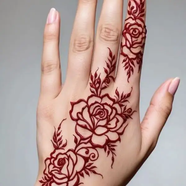 normal mehndi design
