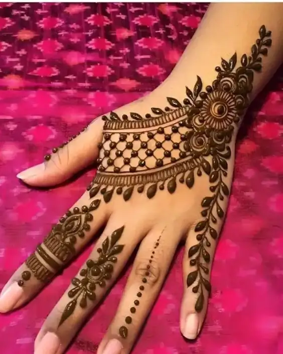 simple mehndi design