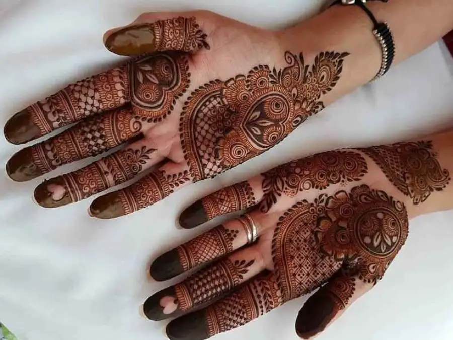 normal mehndi design