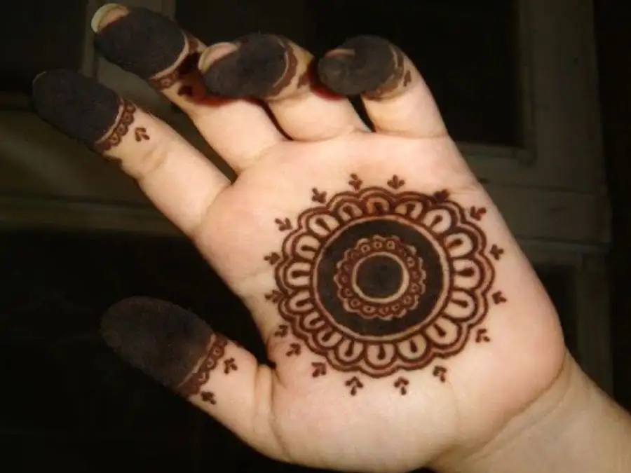 cute easy mehndi designs for kids