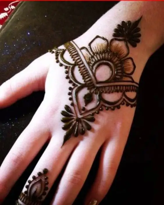 cute easy mehndi designs for kids
