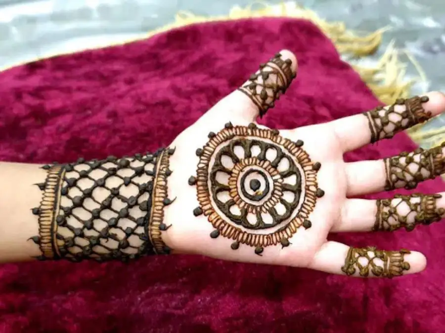 cute easy mehndi designs for kids