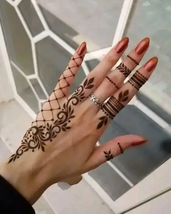 simple mehndi design