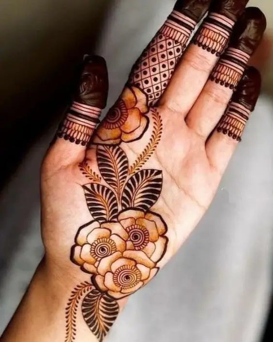 normal mehndi design