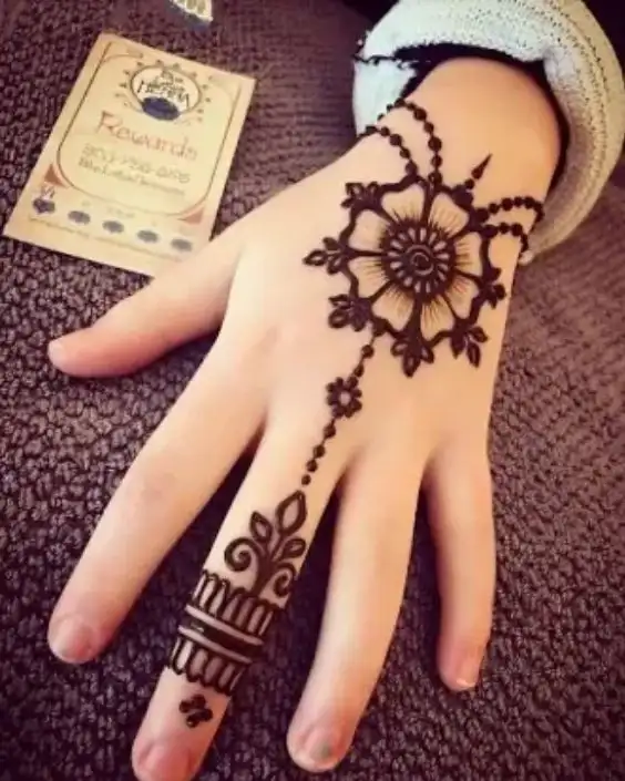 simple mehndi design