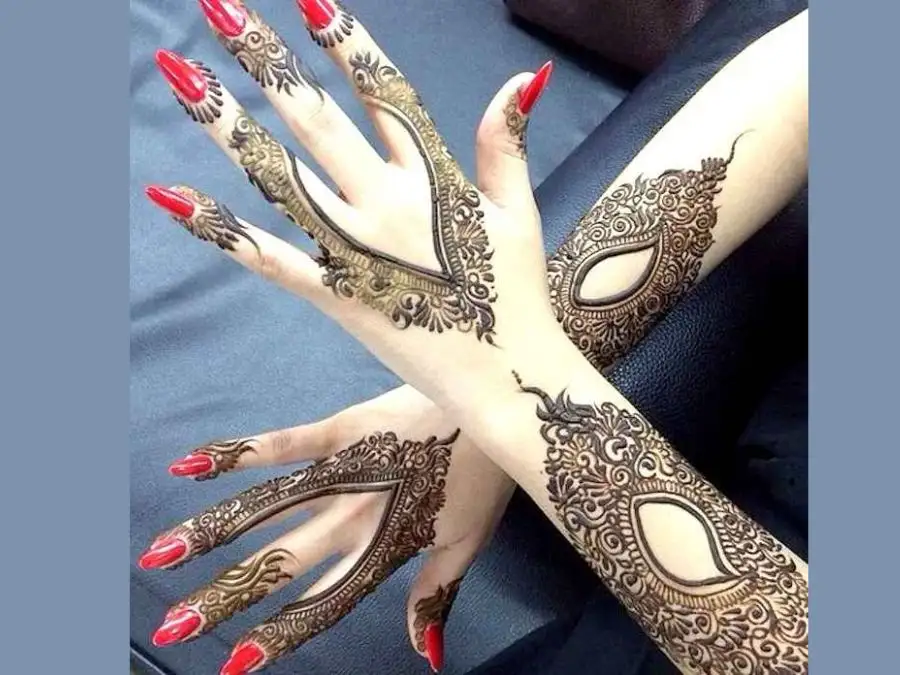normal mehndi design