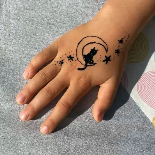 cute easy mehndi designs for kids