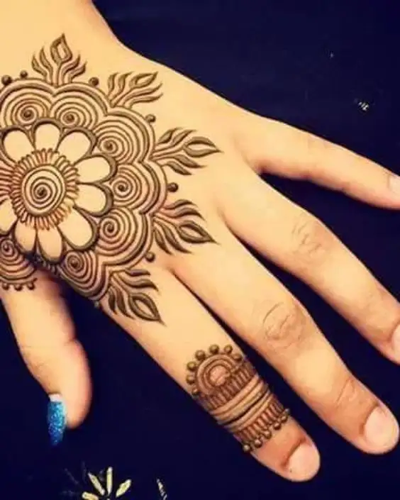 cute easy mehndi designs for kids