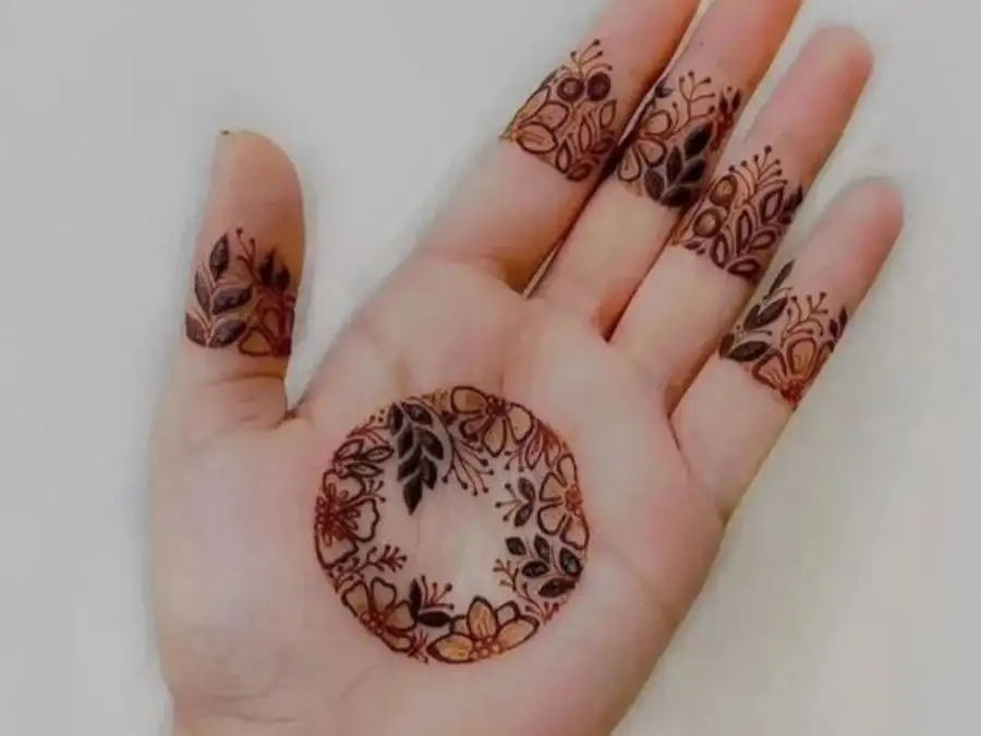 cute easy mehndi designs for kids