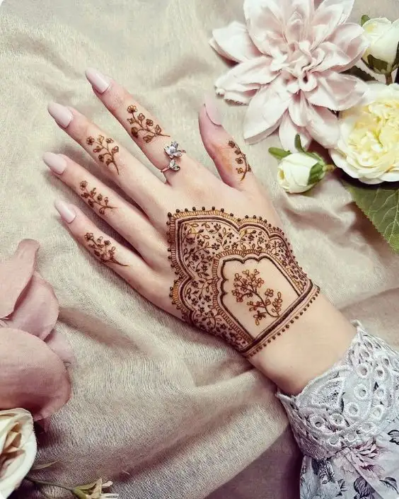 normal mehndi design