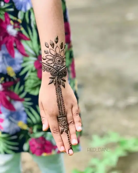 cute easy mehndi designs for kids