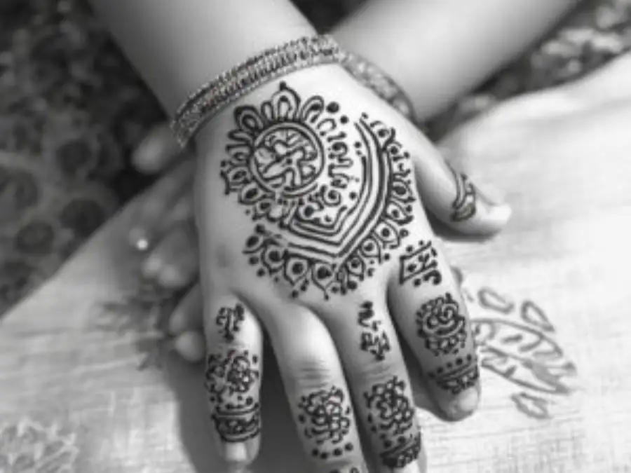 cute easy mehndi designs for kids