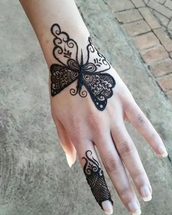 normal mehndi design