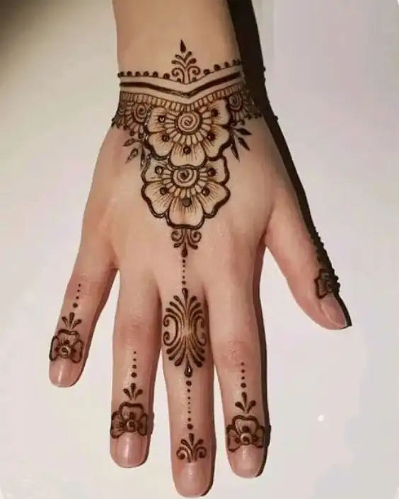 simple mehndi design