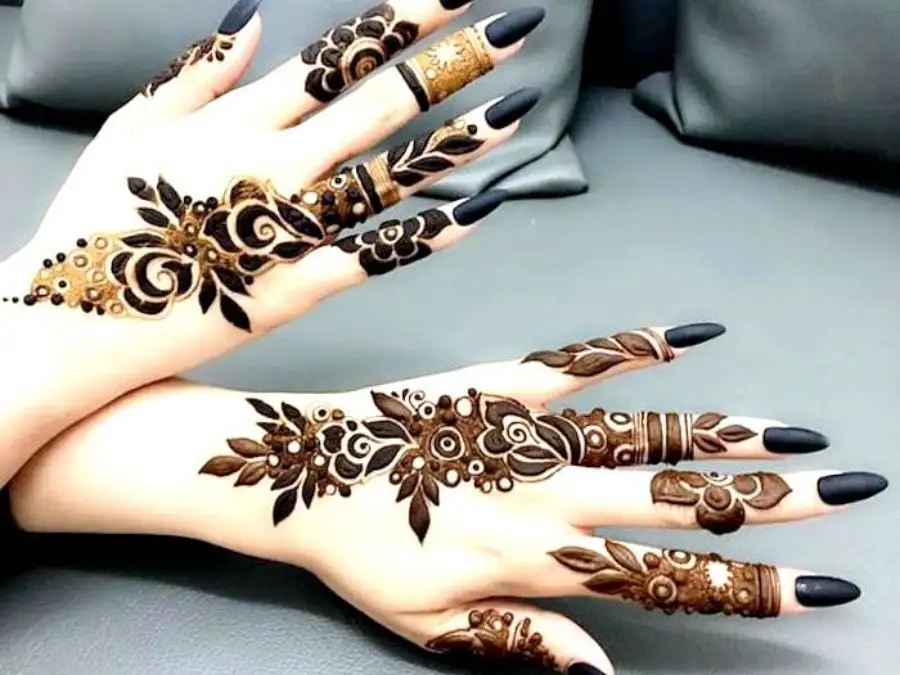 normal mehndi design
