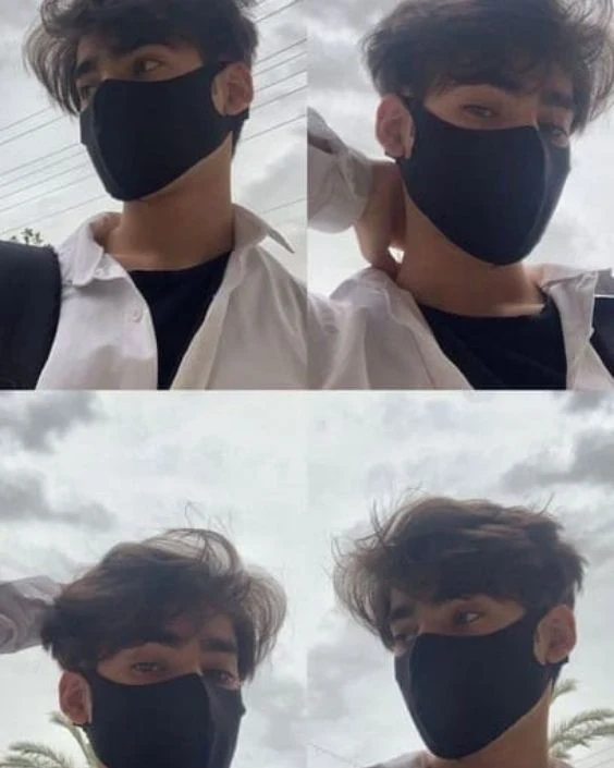 মাস্ক পরা ছেলেদের পিক