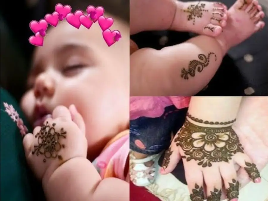cute easy mehndi designs for kids