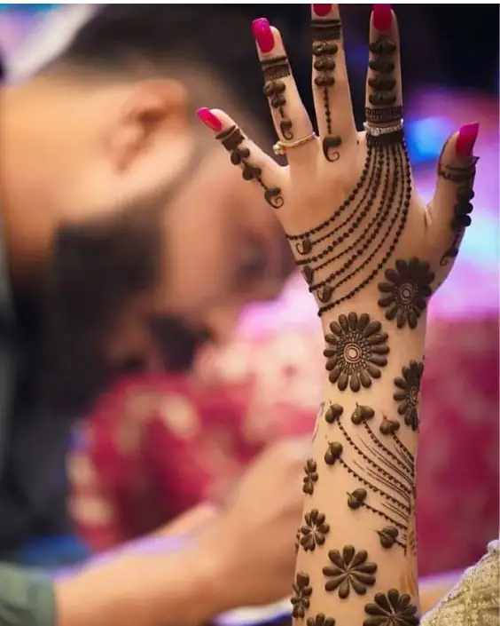 normal mehndi design
