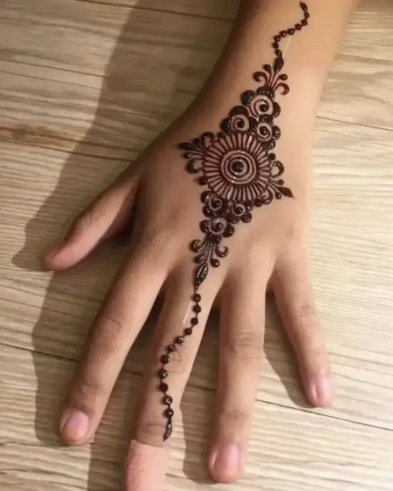 simple mehndi design