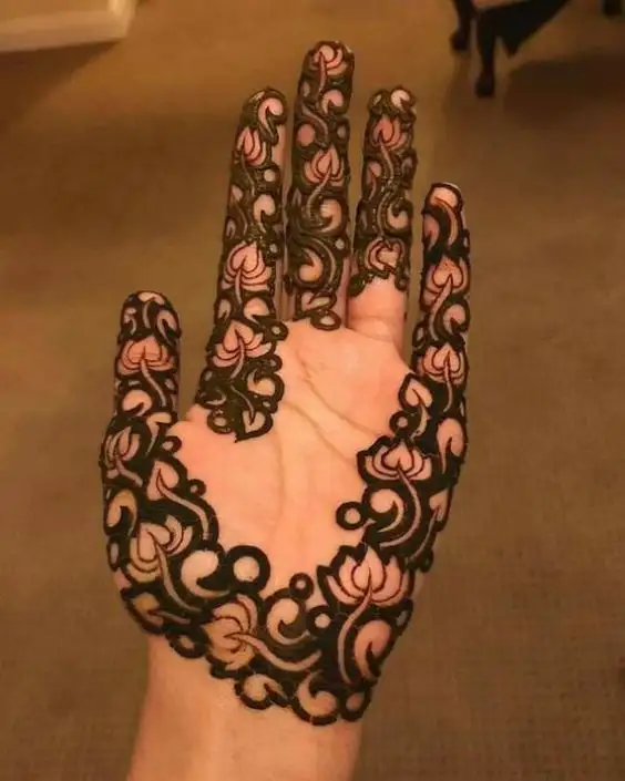 normal mehndi design