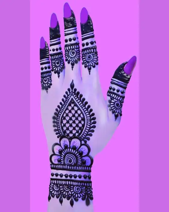 normal mehndi design