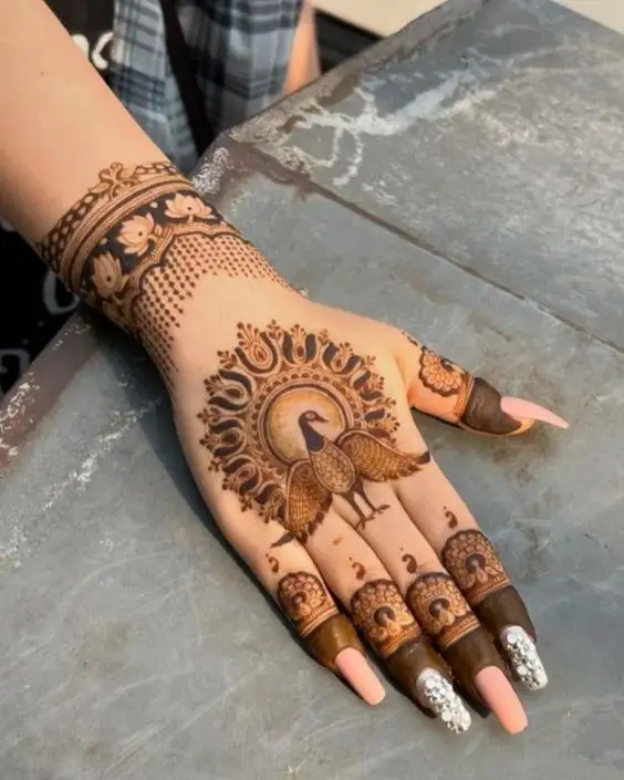 normal mehndi design