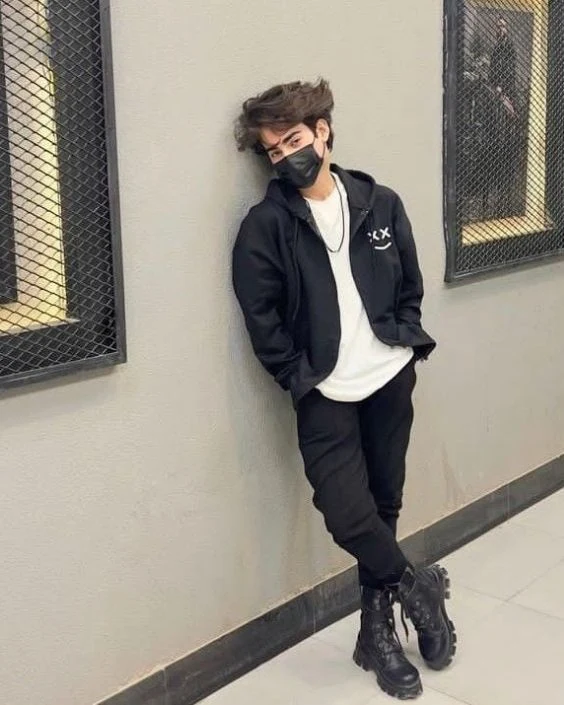 মাস্ক পরা ছেলেদের পিক