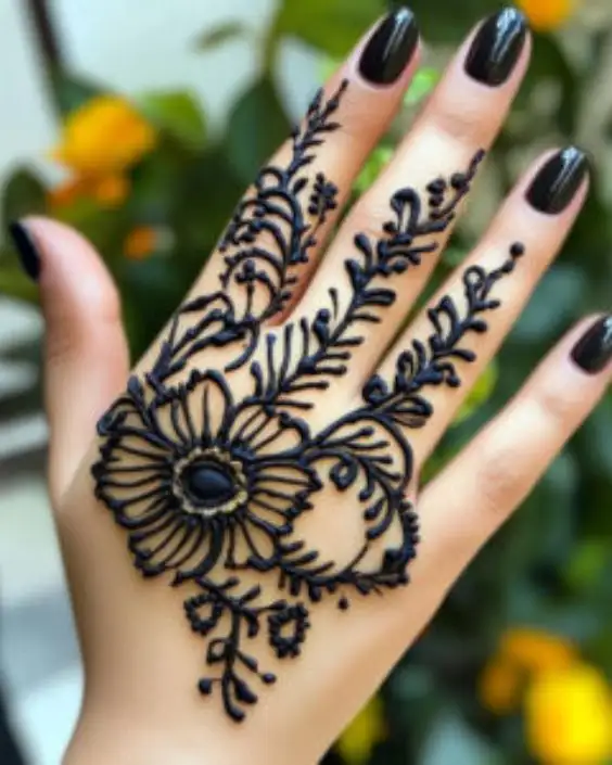 cute easy mehndi designs for kids