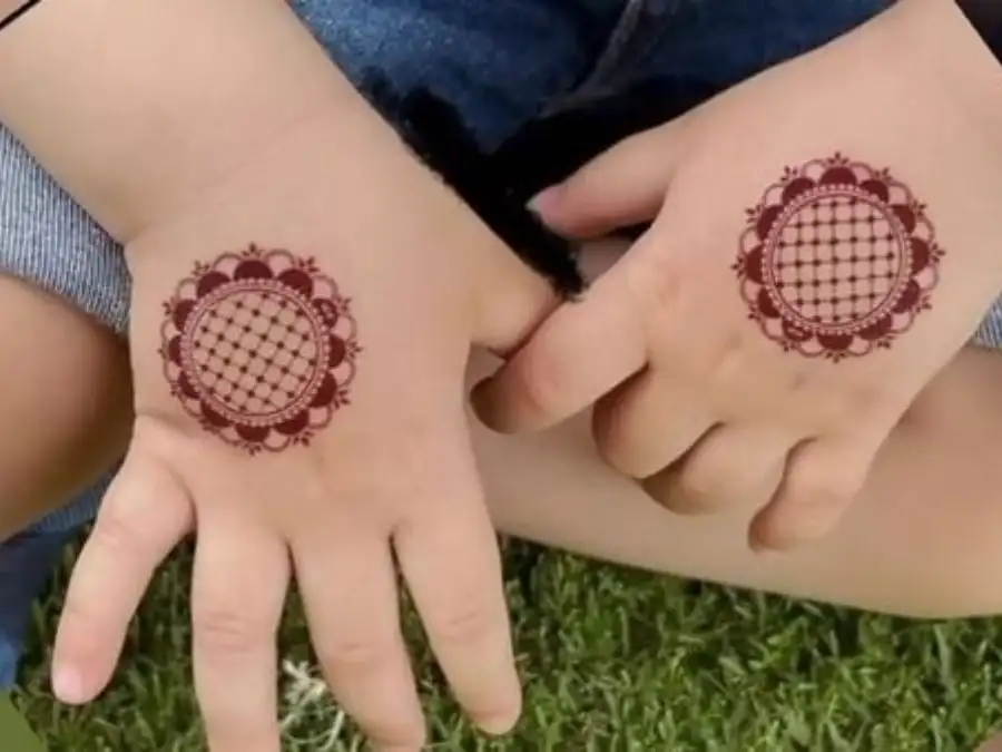 cute easy mehndi designs for kids