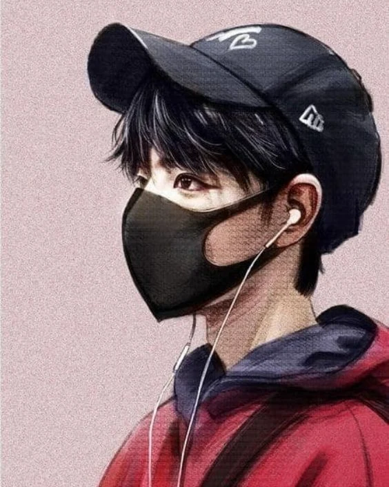 মাস্ক পরা ছেলেদের পিক