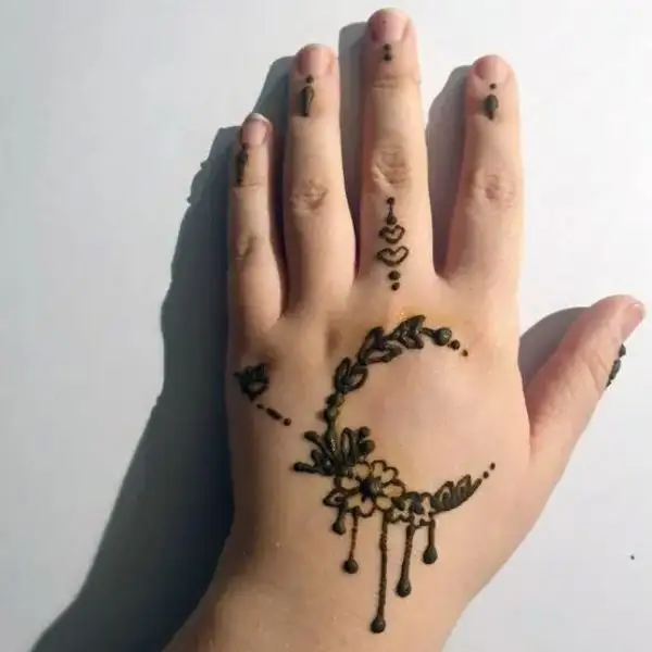 cute easy mehndi designs for kids