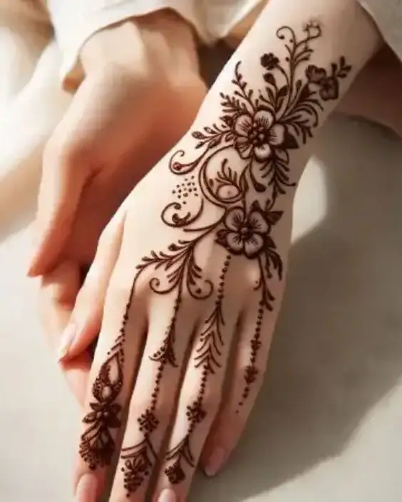 normal mehndi design
