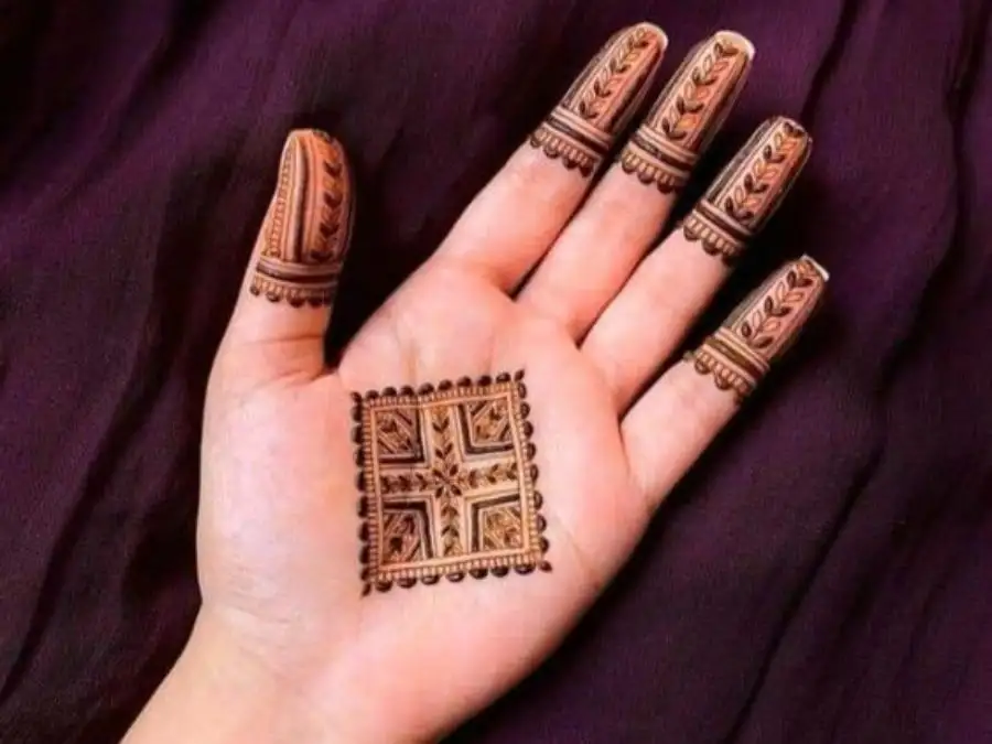 cute easy mehndi designs for kids