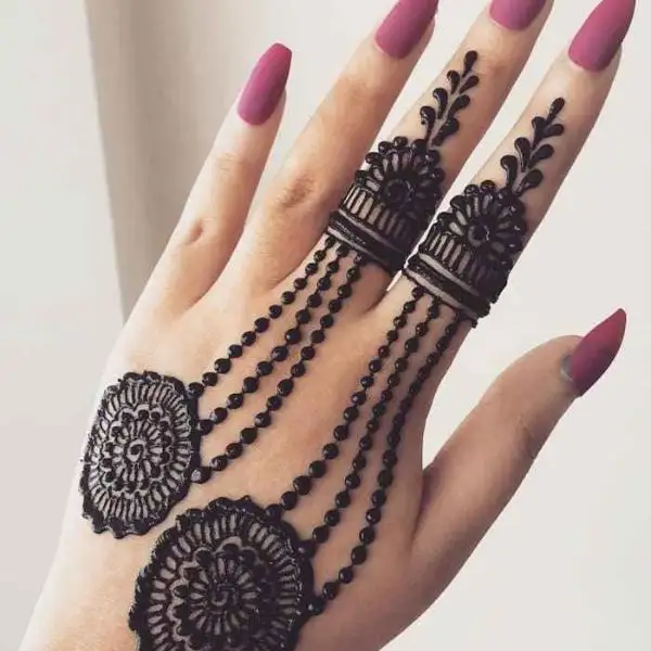normal mehndi design