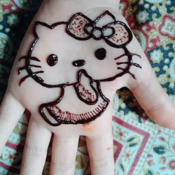 cute easy mehndi designs for kids