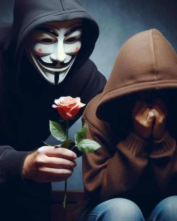 মাস্ক পরা ছেলেদের পিক