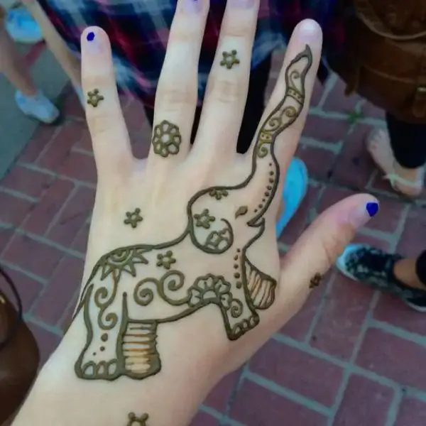 cute easy mehndi designs for kids