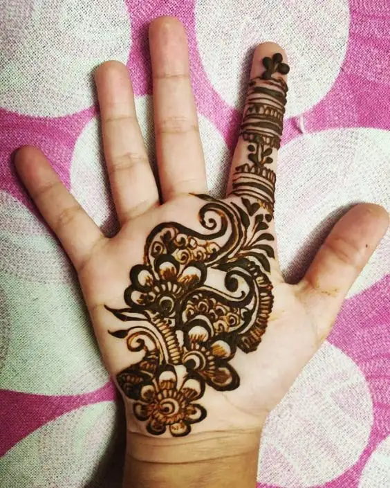 cute easy mehndi designs for kids