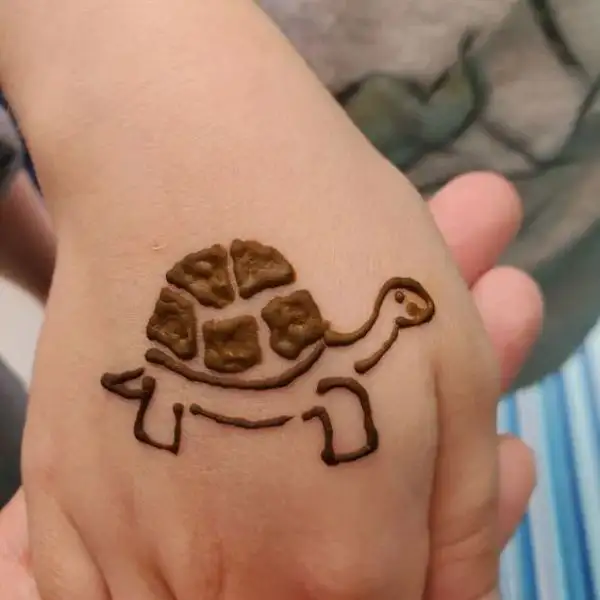 cute easy mehndi designs for kids