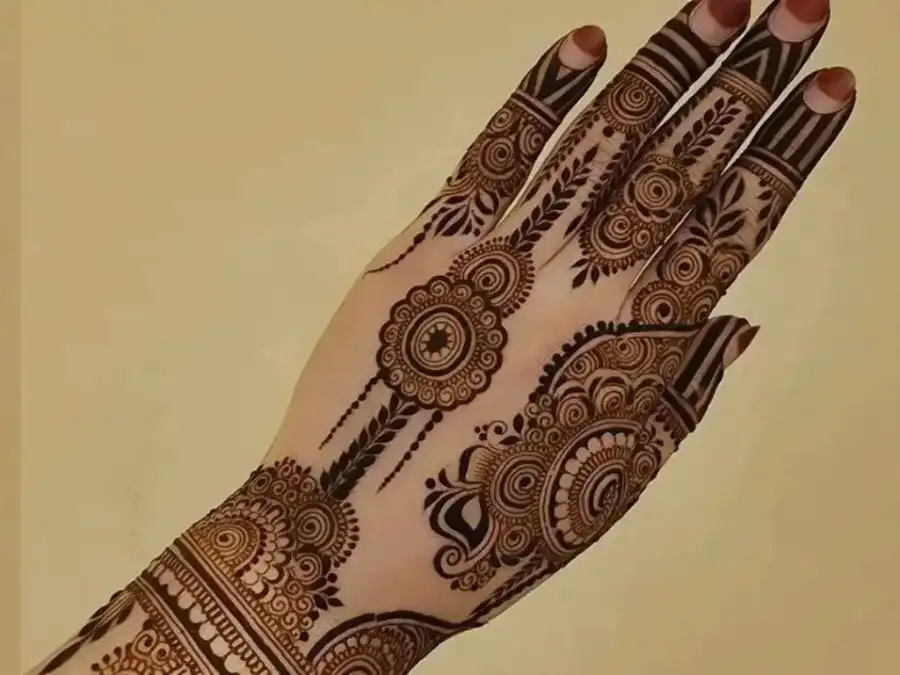 simple mehndi design