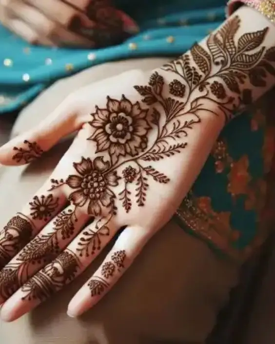 normal mehndi design