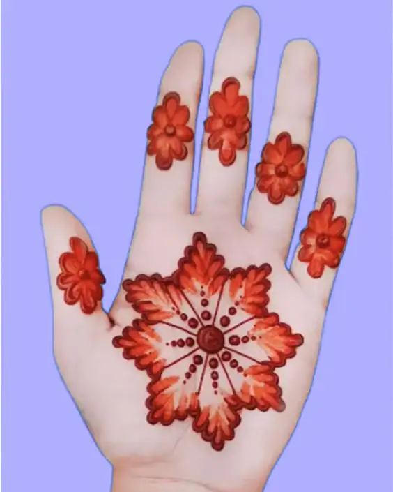 normal mehndi design